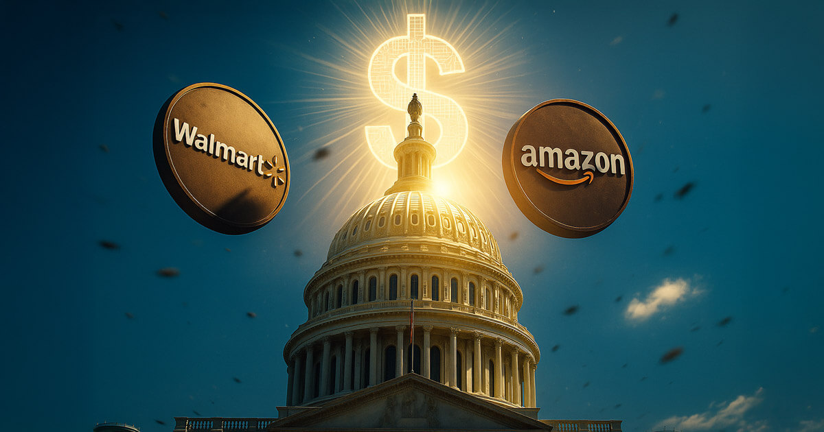 Walmart & Amazon eye $14B in financial savings by launching company stablecoin as US GENIUS laws nears Walmart & Amazon eye $14B in savings by launching corporate stablecoin as US GENIUS legislation nears
