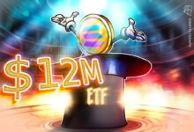 First US Solana Staking ETF Launches With $12M Inflows