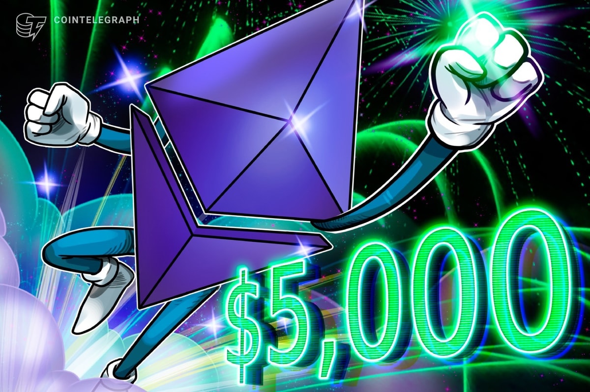 $5K ETH Worth Attainable Due To ETF Inflows, Treasuries $5K ETH Price Possible Due To ETF Inflows, Treasuries