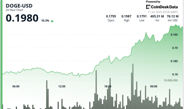 Dogecoin (DOGE) Blasts 10% Greater on Quantity Spike, However Shiba Inu (SHIB) Regular Positive aspects Pose a Tactical Alternative Dogecoin (DOGE) Blasts 10% Higher on Volume Spike, But Shiba Inu (SHIB) Steady Gains Pose a Tactical Choice