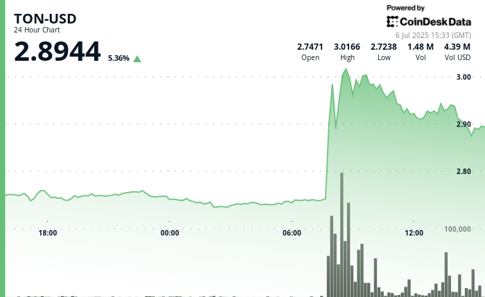 TON Basis's UAE Golden Visa Announcement Powers Robust $TON Rally on Excessive Quantity TON Foundation's UAE Golden Visa Announcement Powers Strong $TON Rally on High Volume