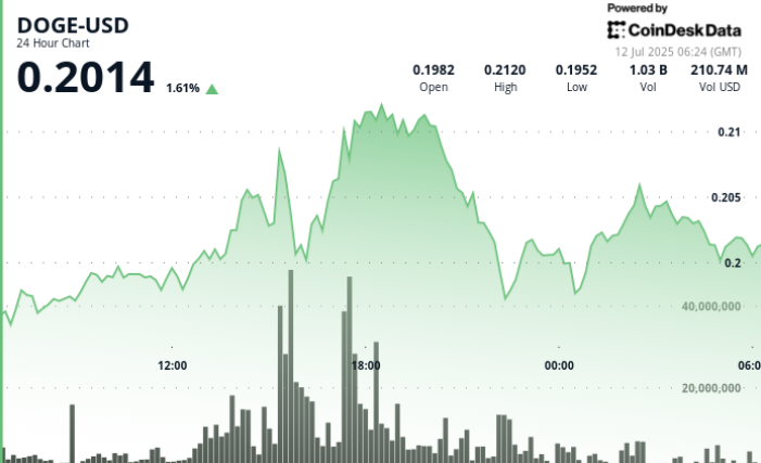 DOGE Surges 9% Earlier than Sharp Reversal as $0.213 Resistance Halts Rally DOGE Surges 9% Before Sharp Reversal as $0.213 Resistance Halts Rally