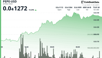 Why is PEPE Up? Price Jumps as Whales Pile In, Bitcoin Breaks $118K in Broad Crypto Rally