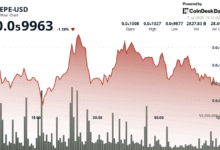 PEPE Fades 100-day Average Breakout as 'Distribution' Continues