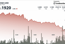 Dogecoin Plunges 10% Before Quick Recovery Rally on Institutional Volume Spike