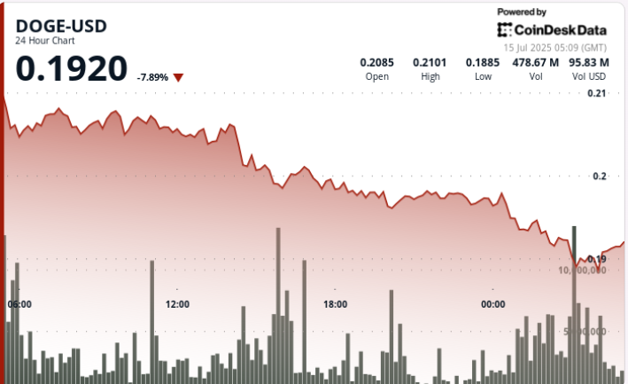 Dogecoin Plunges 10% Earlier than Fast Restoration Rally on Institutional Quantity Spike Dogecoin Plunges 10% Before Quick Recovery Rally on Institutional Volume Spike