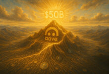 Aave’s $50 billion milestone challenges traditional banking giants