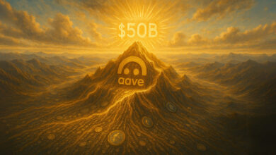 Aave’s $50 billion milestone challenges traditional banking giants