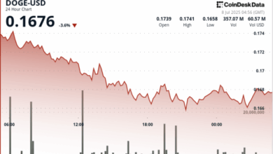 'Triangle Pattern' in Play as DOGE Prints Higher Low