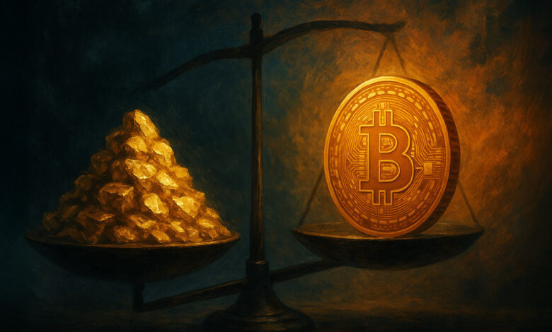 Bitcoin gains ground in gold vs. crypto debate