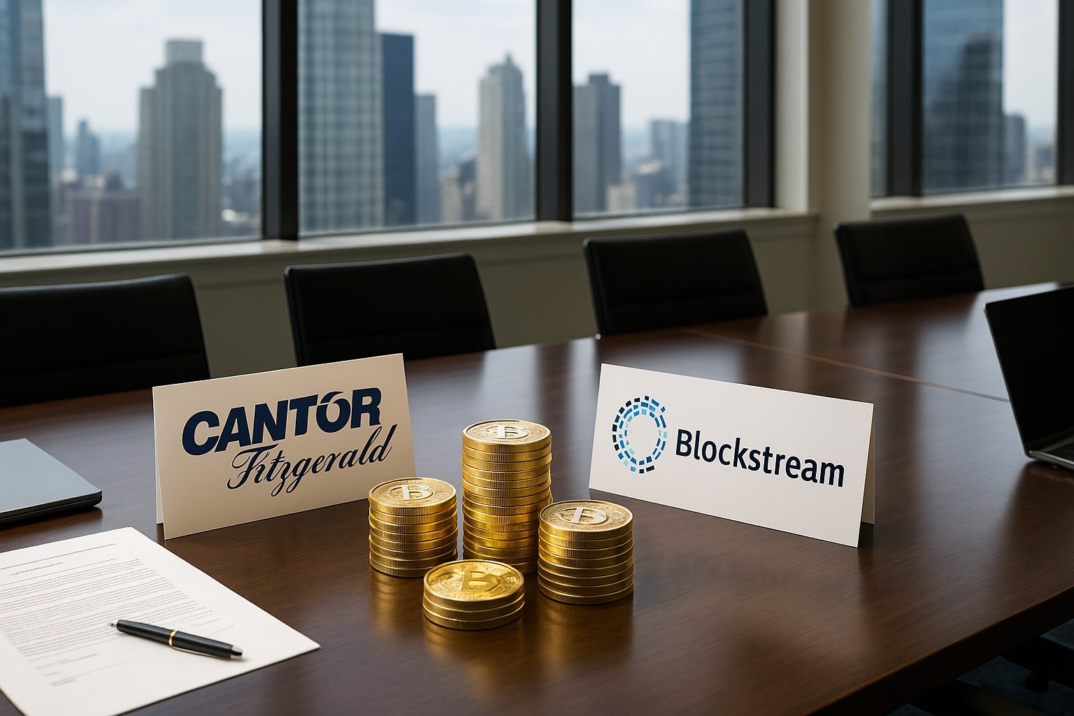 Cantor Fitzgerald SPAC nears $4B take care of Blockstream’s Adam Again to amass 30,000 Bitcoin Cantor Fitzgerald SPAC nears $4B deal with Blockstream’s Adam Back to amass 30,000 Bitcoin
