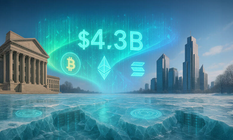 Bitcoin dominance slips as Ethereum explode in record $4.39 billion inflows week