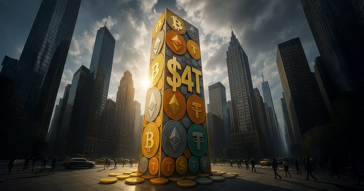 Crypto market cap surpasses $4 trillion Crypto market cap surpasses $4 trillion