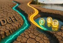 Capital shifts to stablecoins as DeFi protocols bleed TVL