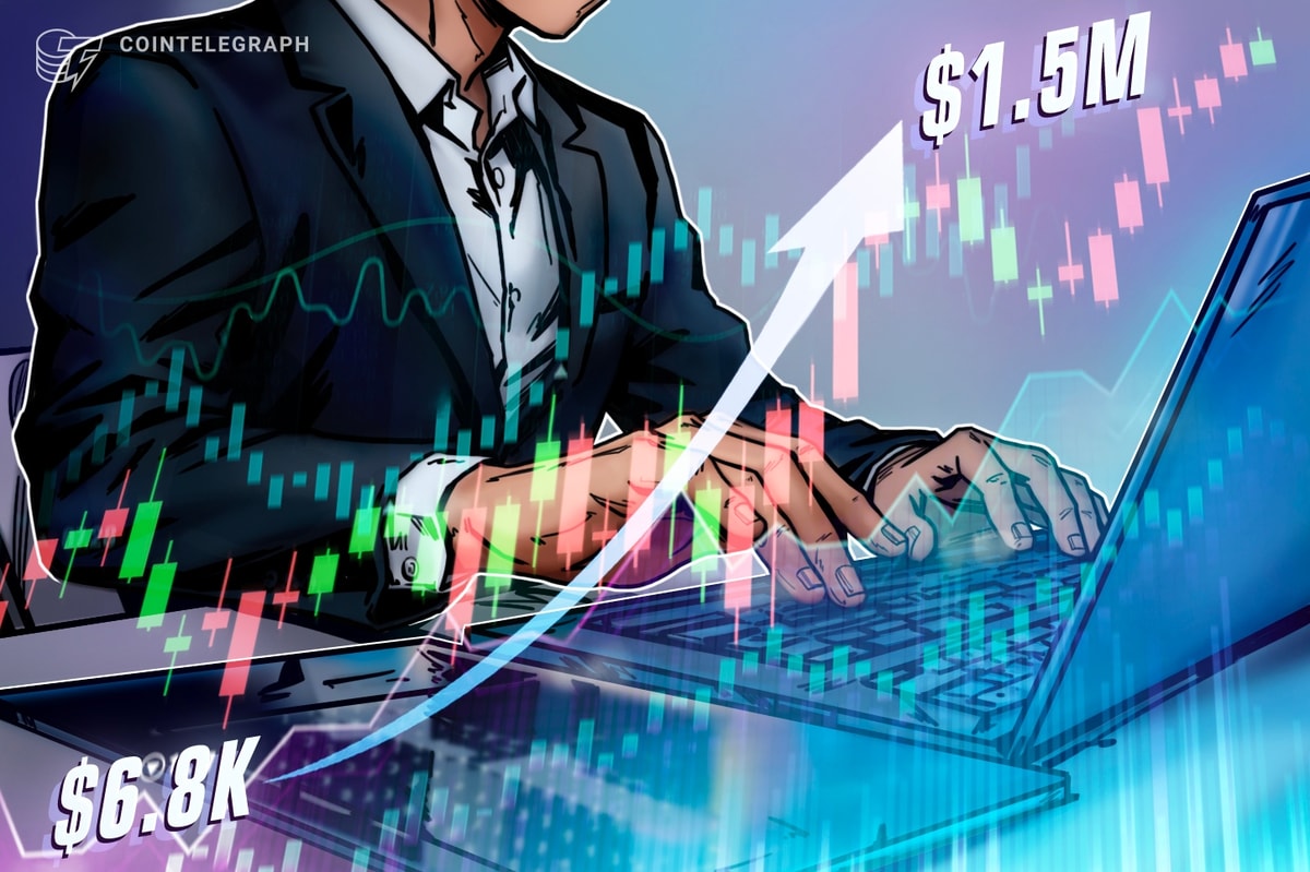 Small Crypto Dealer Turns $6.8K Into $1.5M With Excessive-Danger Technique Small Crypto Trader Turns $6.8K Into $1.5M With High-Risk Strategy