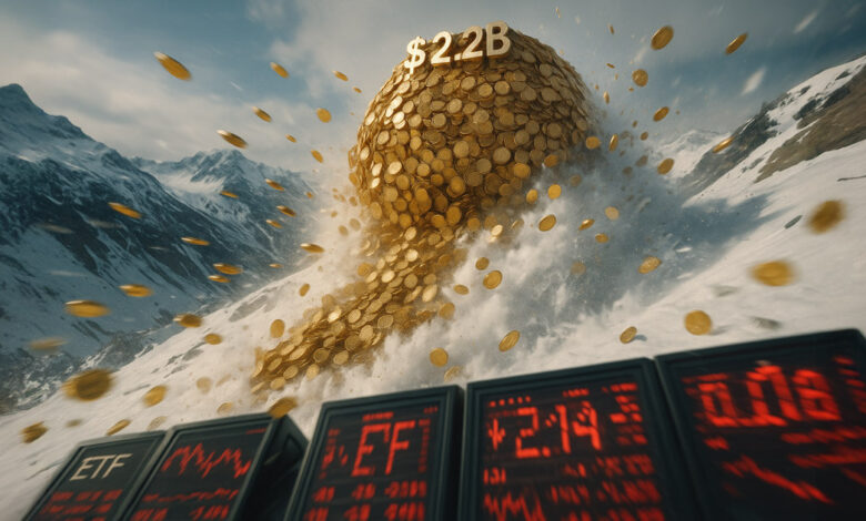 ETF inflows hit $2.2B in 48 hours before dropping to $297M
