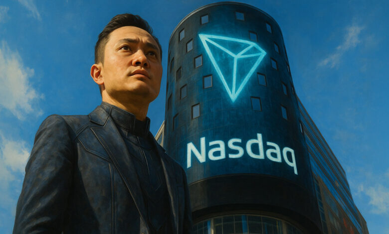Justin Sun's Tron eyes spot in Nasdaq 100 within three years