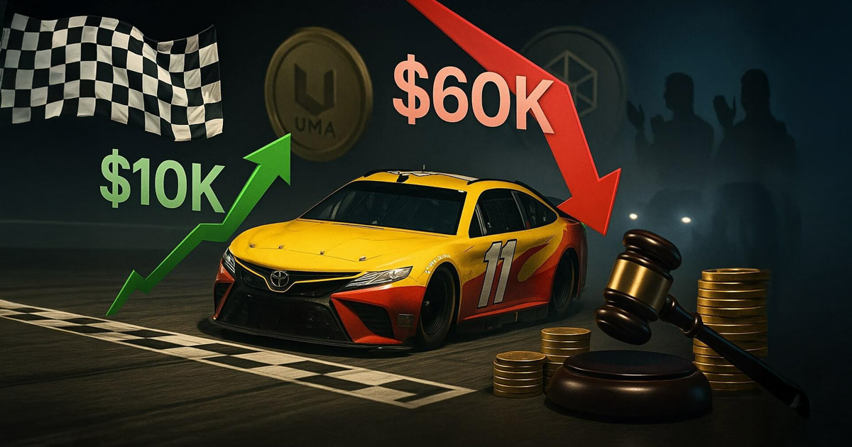 Polymarket $10k bet on NASCAR race turns to $60k dispute following Zelensky controversy