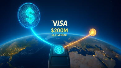 Visa settles over $200M in stablecoin transactions in Q2 2025
