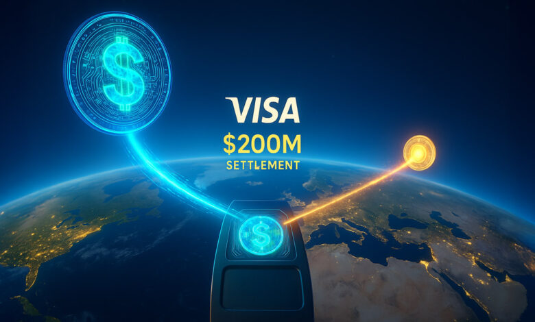 Visa settles over $200M in stablecoin transactions in Q2 2025
