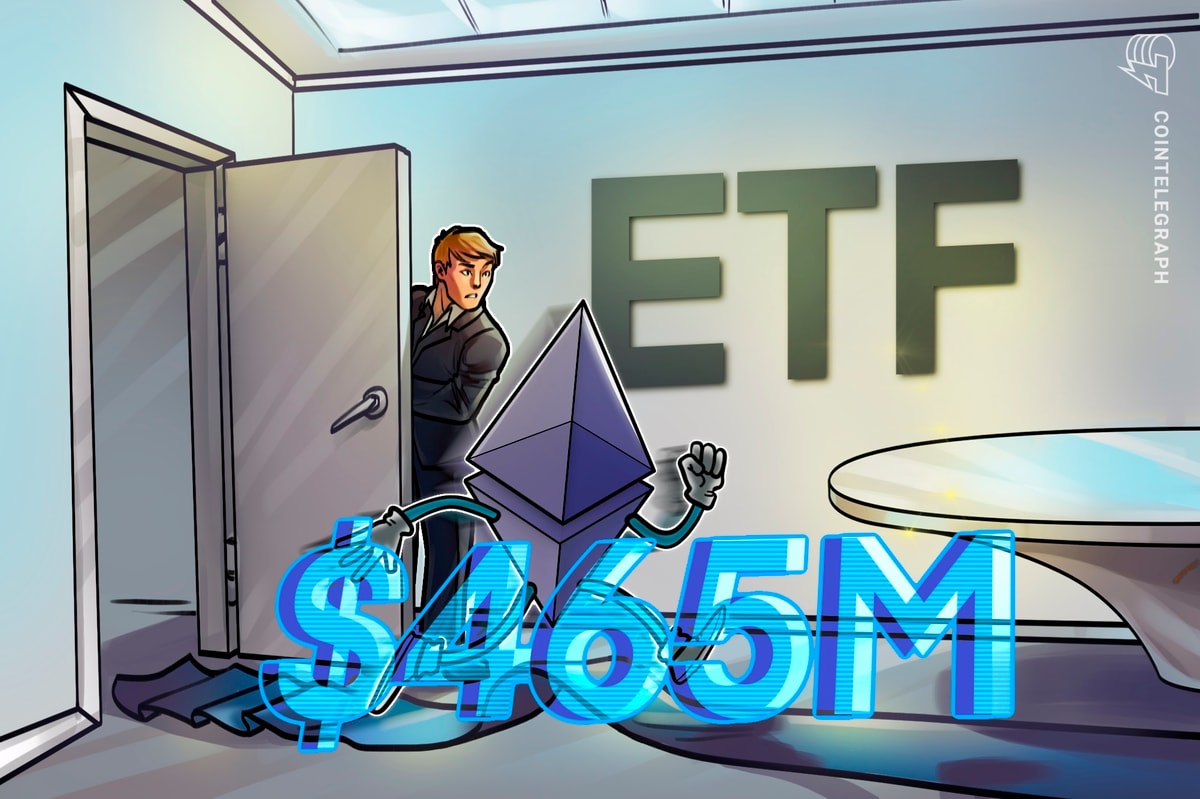 Spot Ether ETFs See Document $465M Every day Outflow Spot Ether ETFs See Record $465M Daily Outflow