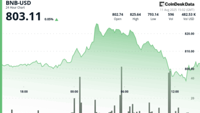 BNB Swings 4% in 24 Hours as Corporate Buying Tests $800 Resistance