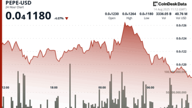 PEPE Drops 4% as Memecoin Sector Underperforms Broader Crypto Market