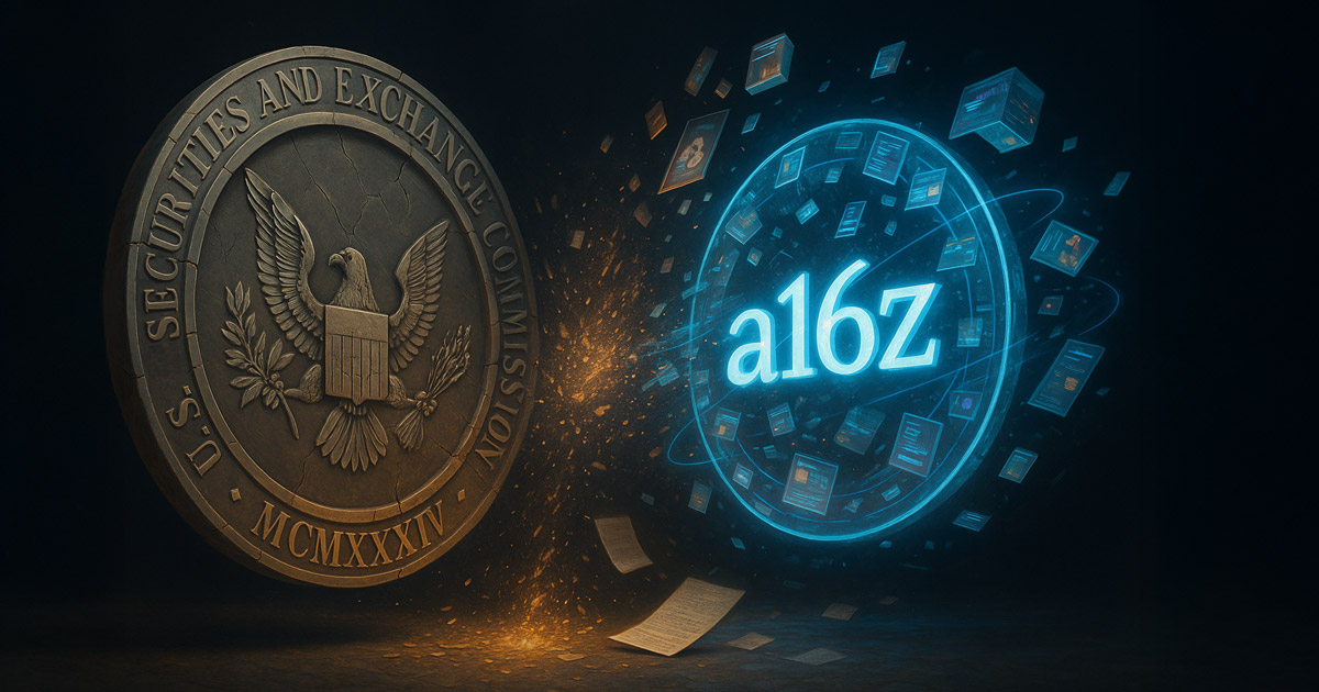 a16z and DeFi Schooling Fund push SEC for protected harbor on dApp regulation a16z and DeFi fund push SEC for safe harbor on dApp regulation