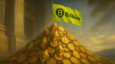 BitMine adds 833K Ethereum in 35 days