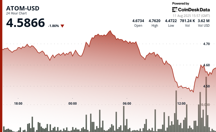 ATOM Experiences Sharp Decline After Brief Rally