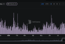 Institutional Frenzy Pushes Ethereum DEX Volumes Above Solana