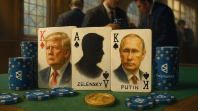 Polymarket traders bet on Trump shunning crypto during Putin meeting, go all in on Zelensky mention