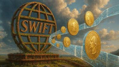 Stablecoin projection to settle $5 trillion and challenge SWIFT in 2026