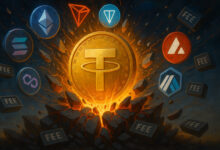 Tether's USDT captures 40% of all on-chain fees across 9 major blockchain networks