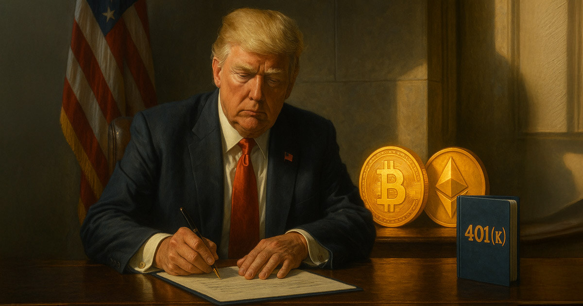 Trump opens $12.5 trillion 401(okay) market to crypto and personal fairness entry Trump opens $12.5 trillion 401(k) market to crypto and private equity access