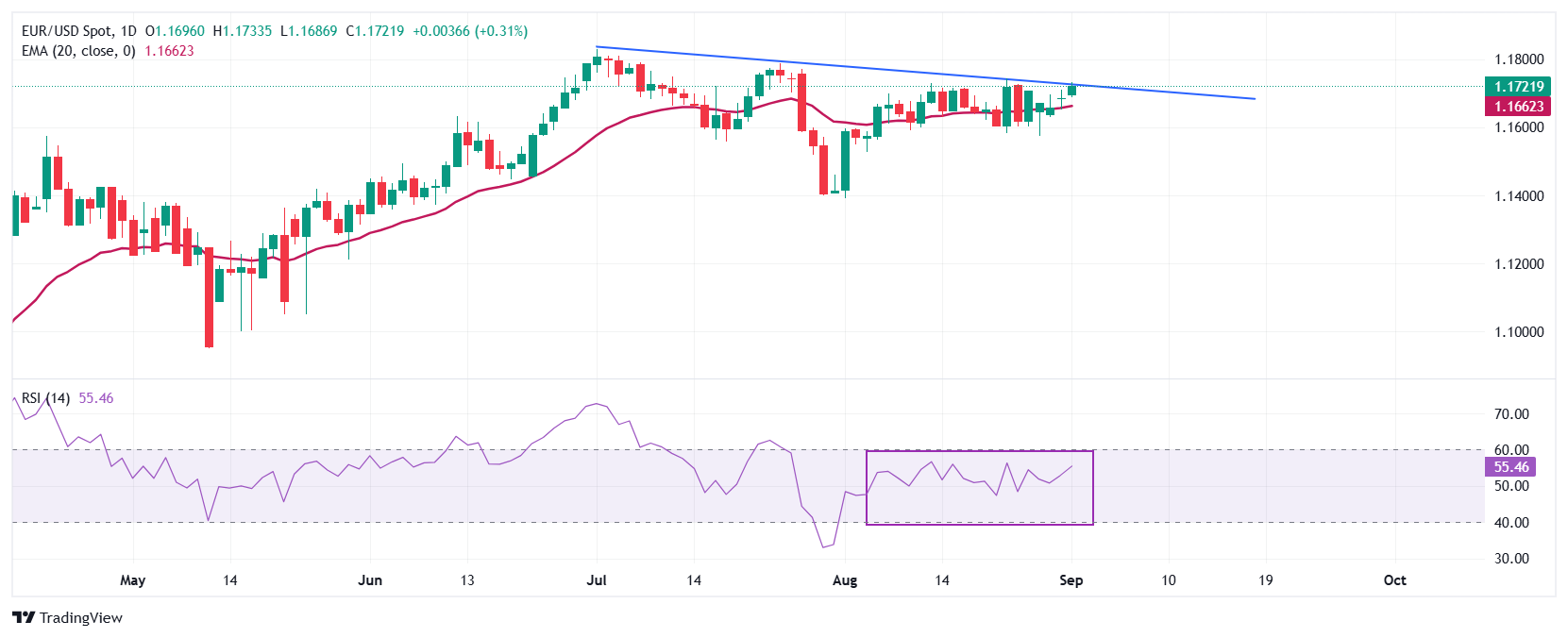 EUR/USD rises as firm Fed dovish bets weigh on US Dollar