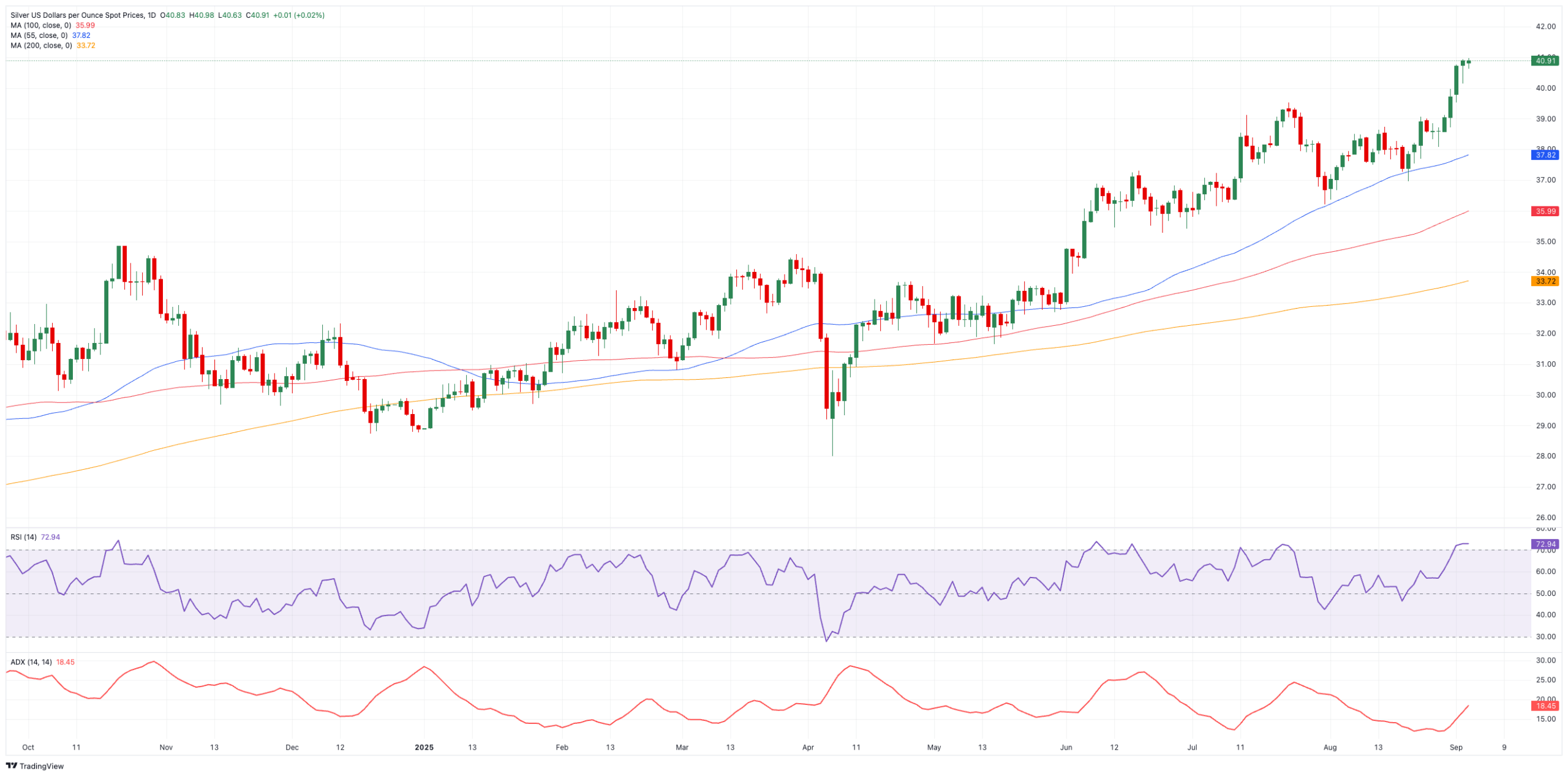 Silver Price Forecast: A near-term correction in the offing?