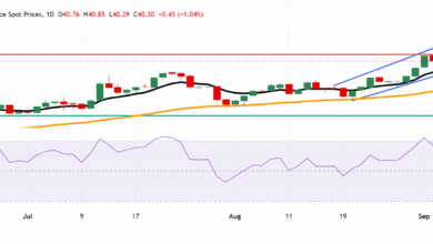 Silver Price Forecast: XAG/USD trades around $40.50 after breaking below 14-year highs