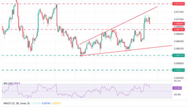 EUR/GBP Price Forecast: The pair finds resistance above 0.8700